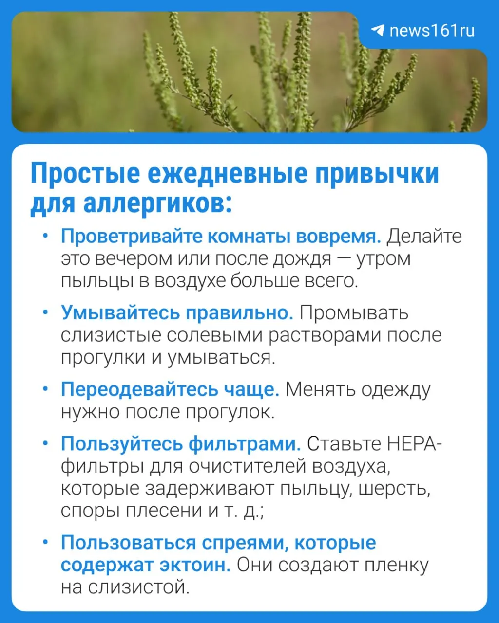 Ростовская область входит в тройку регионов по пыльцевой нагрузке; пик — конец июля–октября. Симптомы часто похожи на ОРВИ, но эффективнее всего — аллерген-специфическая терапия. Практические советы для аллергиков.