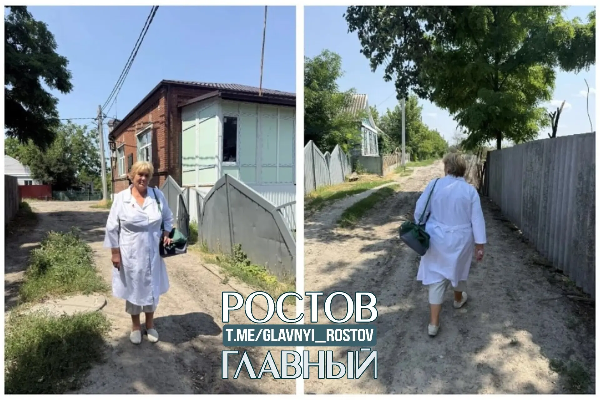 Анна Зыбайлова каждое утро едет до причала, пересаживается в лодку и плывёт по Дону, а при половодье идёт к пациентам по воде — она продолжает обслуживать хутор Задонье, несмотря на возраст и проблемы с сердцем.