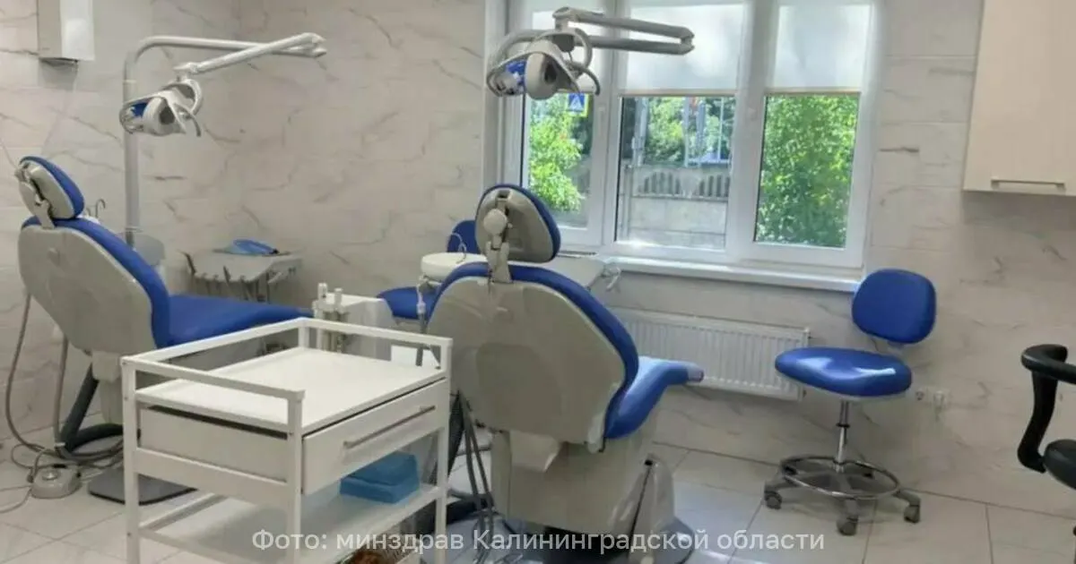 В Московском районе Калининграда открылось новое лечебно‑профилактическое отделение областной стоматологической поликлиники. Приём бесплатный по полису ОМС (ул. Аллея Смелых, 109). Отделение работает в две смены: 12 специалистов обслуживают шесть стоматологических кресел, в среднем около 200 посетителей в день.
