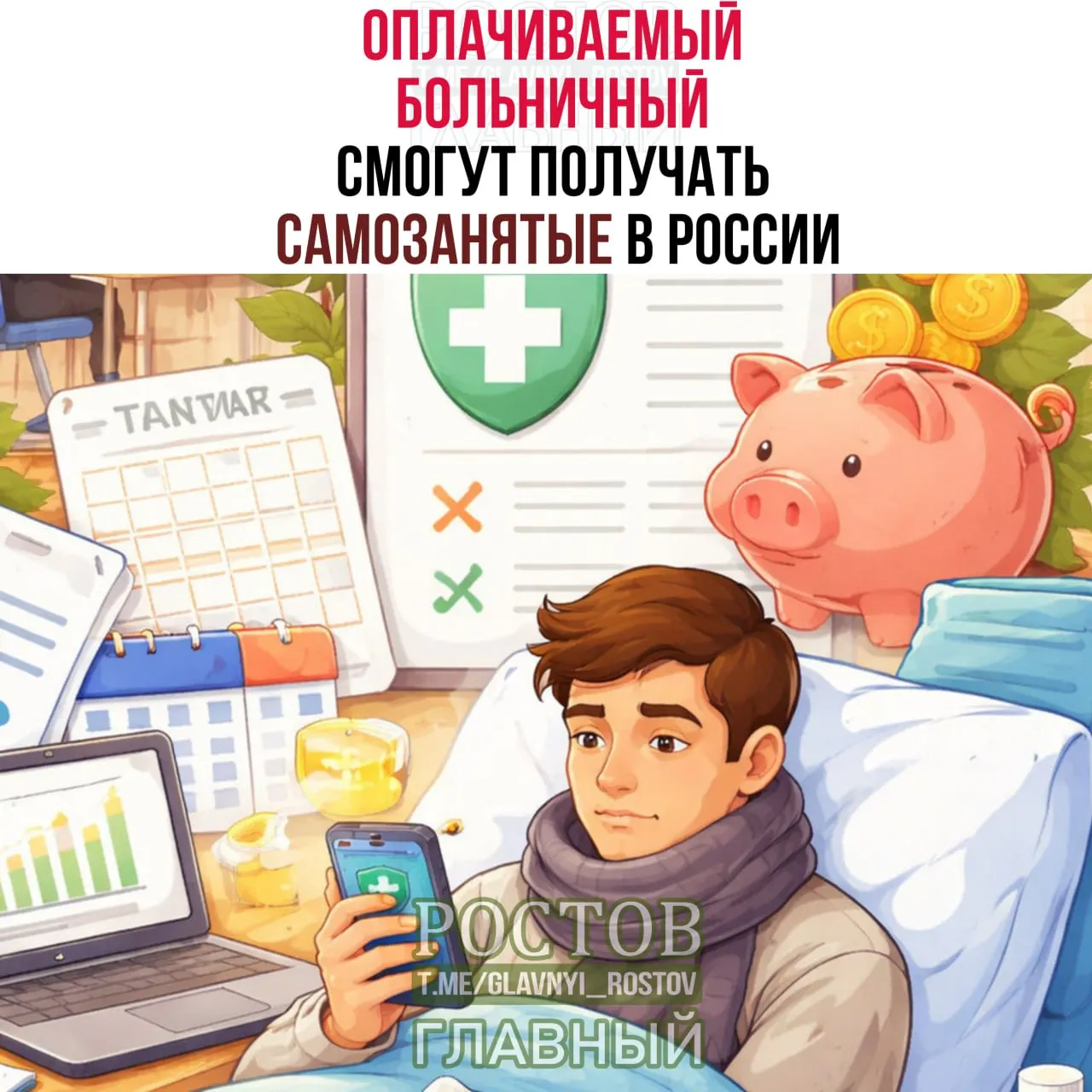 Самозанятым в России откроют доступ к оплачиваемому больничному: базовая выплата — 35 000 ₽ при ежемесячных взносах 1 344 ₽, повышенная — 50 000 ₽ при взносах 1 920 ₽. Оформление через «Мой налог», «Госуслуги» или СФР.