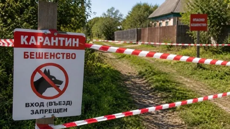 В регионе зафиксированы новые очаги бешенства; введены карантинные зоны и ограничения на территориях вокруг очагов.